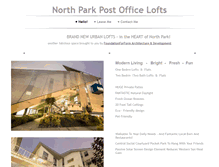 Tablet Screenshot of northparkpostoffice.com
